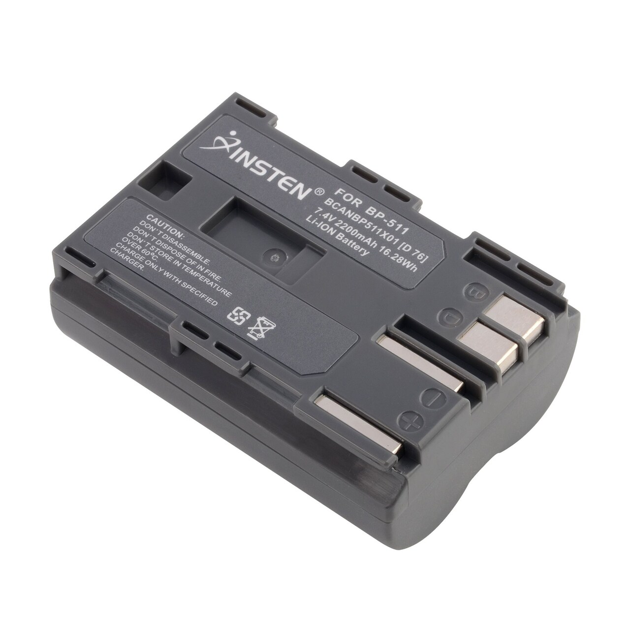 Insten BP-511 BP-511A Li-Ion Battery for Canon EOS 50D 40D 30D 20D 20Da 10D 5D 300D PowerShot G1 G2 G3 G5 G6 Pro1